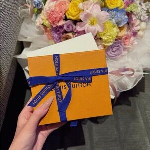 Louis Vuitton Blue and Orange Necklace